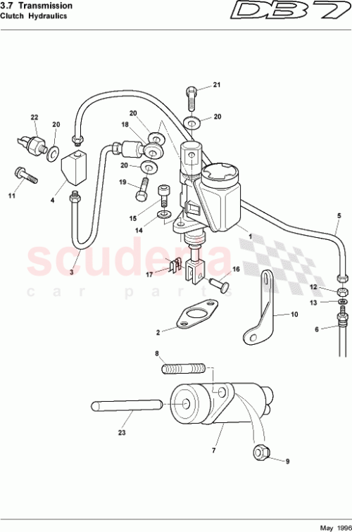 Part Diagram for Aston Martin 33-84323