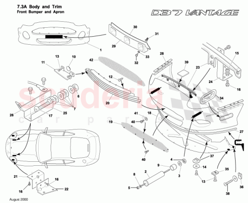 Part Diagram for Aston Martin 697565