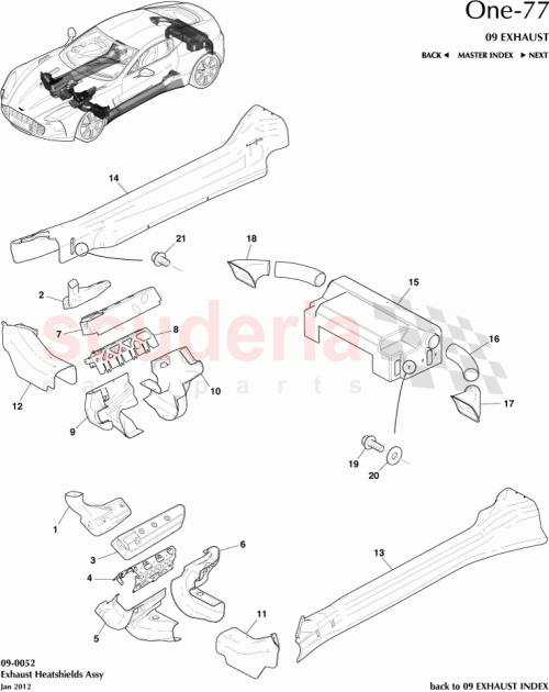 Part Diagram for Aston Martin 12023-03-8636-AC