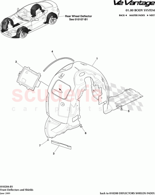 Part Diagram for Aston Martin AD23-166562-AD
