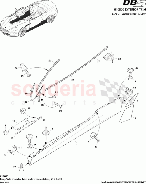 Part Diagram for Aston Martin 8G43-5144-AA