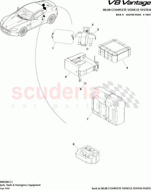 Part Diagram for Aston Martin AG33-S064T64-BB