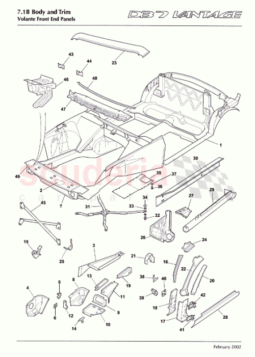 Part Diagram for Aston Martin 21-83614