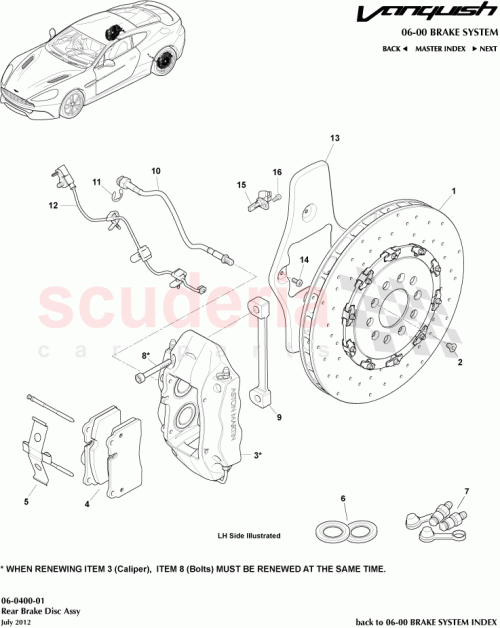 Part Diagram for Aston Martin CD33-28-10139