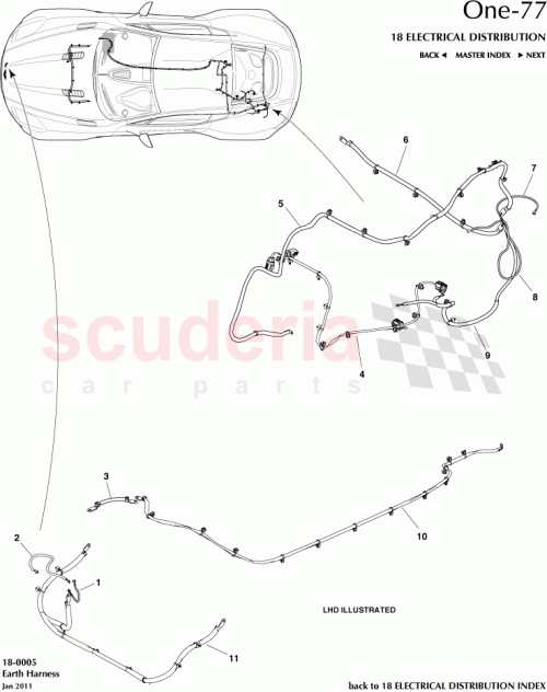 Part Diagram for Aston Martin AY93-14303-AA