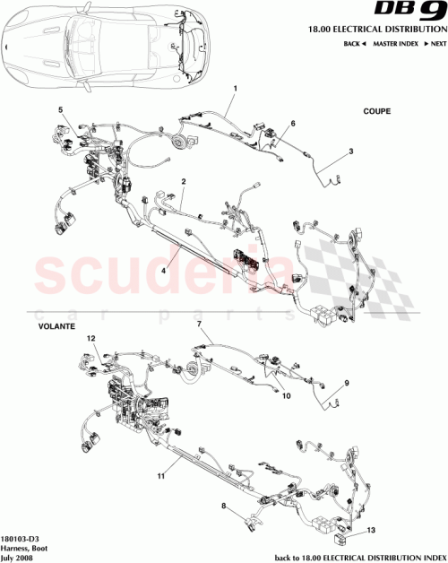Part Diagram for Aston Martin 6G43-14A227-BB