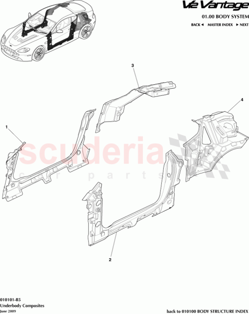 Part Diagram for Aston Martin 6G33-20412-AL