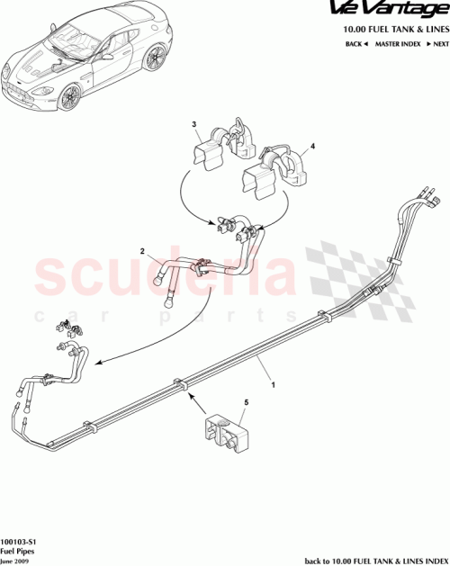 Part Diagram for Aston Martin 702630