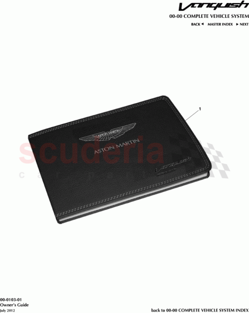 Part Diagram for Aston Martin ED33-120609-LA
