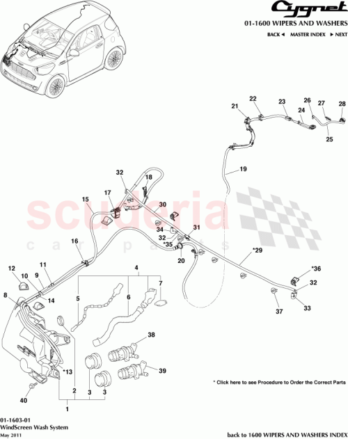 Part Diagram for Aston Martin 85336-60300