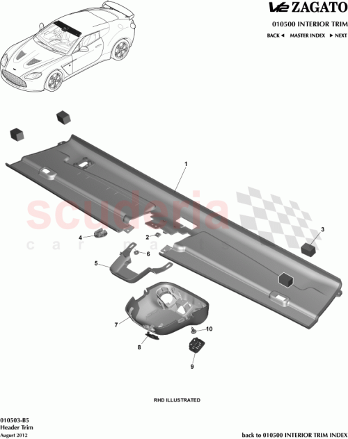 Part Diagram for Aston Martin AG43-19G379-BB