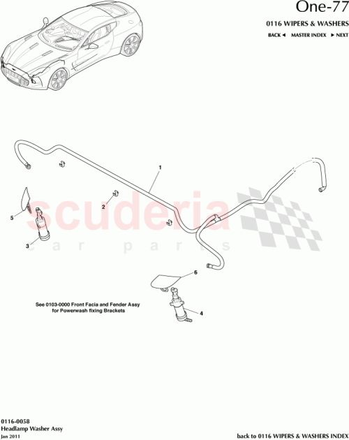 Part Diagram for Aston Martin 12023-03-8874-AB