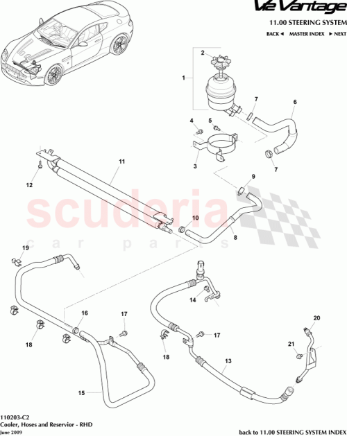 Part Diagram for Aston Martin AD233F558BA