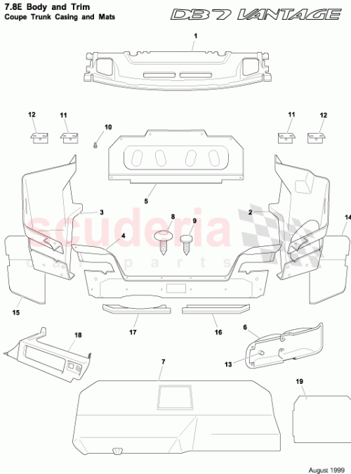 Part Diagram for Aston Martin 697658