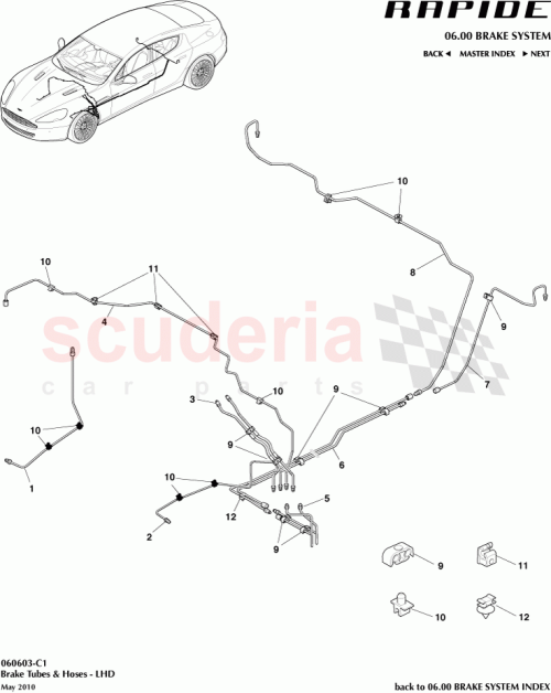 Part Diagram for Aston Martin AD432267CA