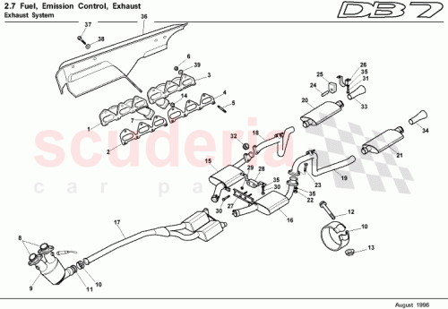 Part Diagram for Aston Martin 06-83549