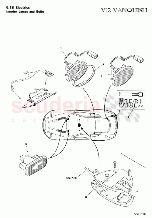 Part Diagram for Aston Martin 6R13-834793-AA