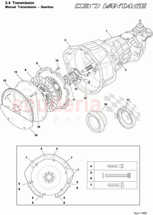 Part Diagram for Aston Martin 11-86031