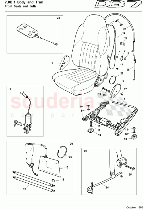 Part Diagram for Aston Martin 697290
