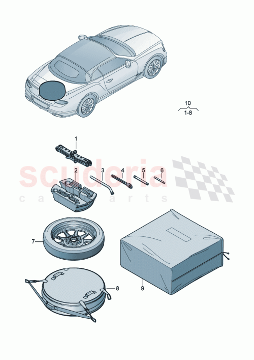 Part Diagram for Bentley 3SA011031