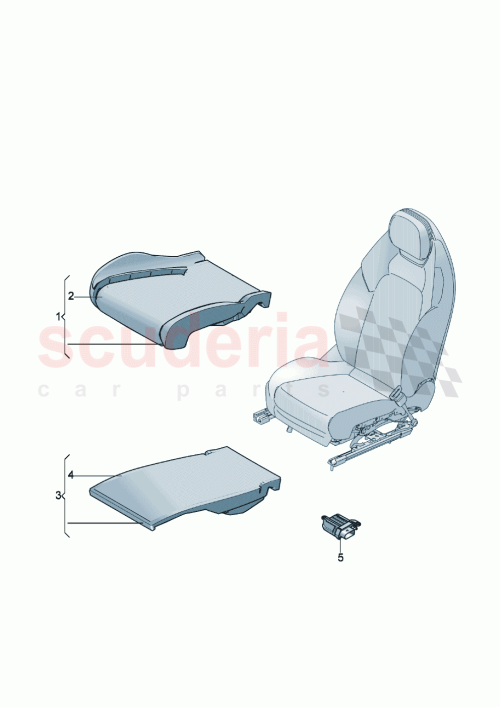 Part Diagram for Bentley 3SD959415