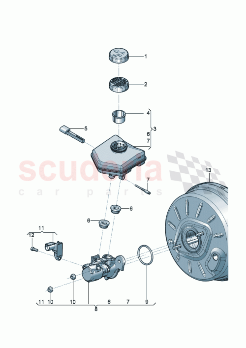 Part Diagram for Bentley 5Q0611349E