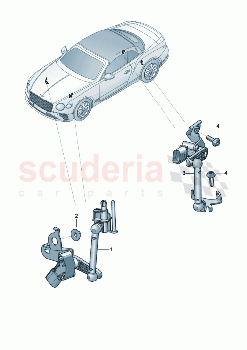 Part Diagram for Bentley 971616214B