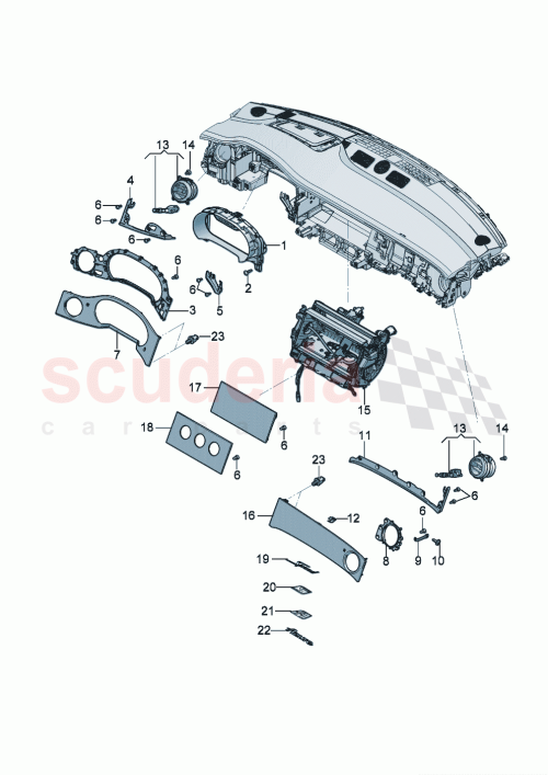 Part Diagram for Bentley 3SC857159C