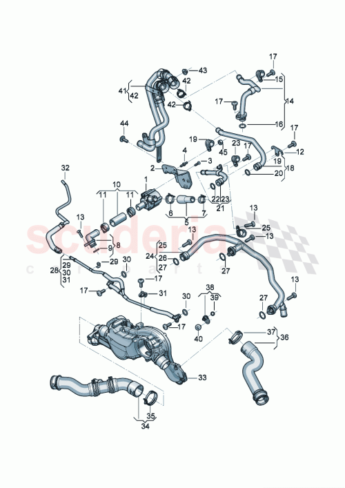 Part Diagram for Bentley 0P2121164B