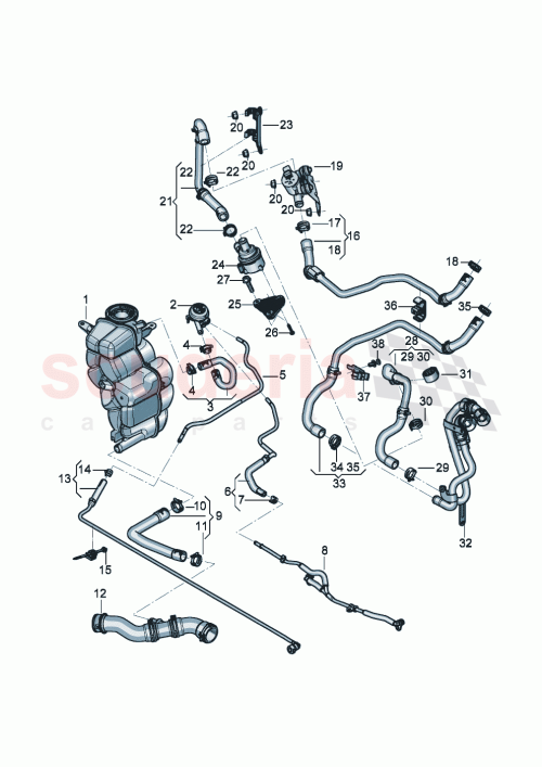 Part Diagram for Bentley 3SA122448A