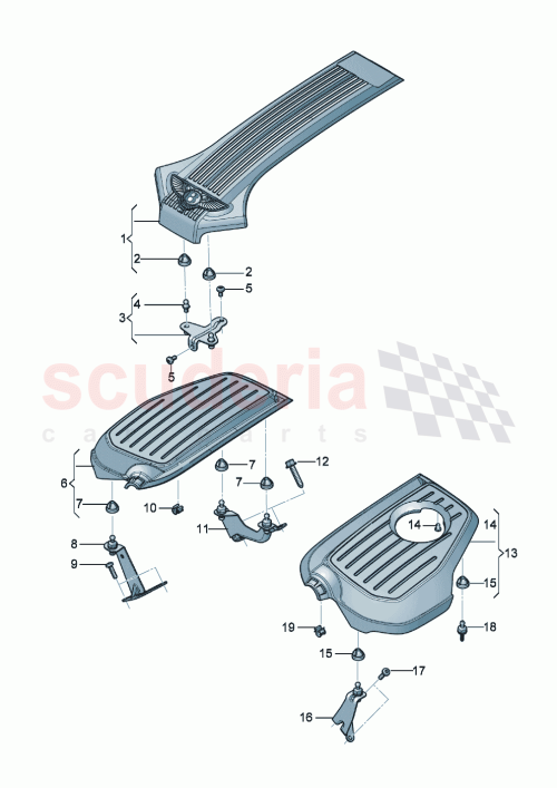 Part Diagram for Bentley 3SA805286B