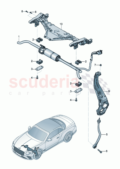 Part Diagram for Bentley 971411024H