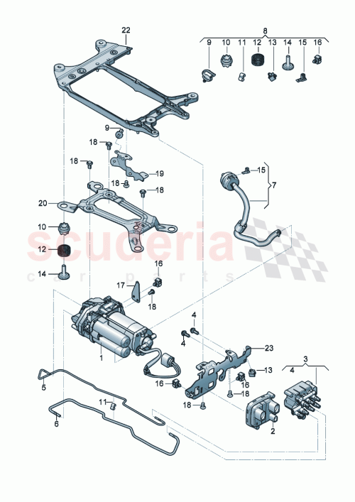 Part Diagram for Bentley 971616785