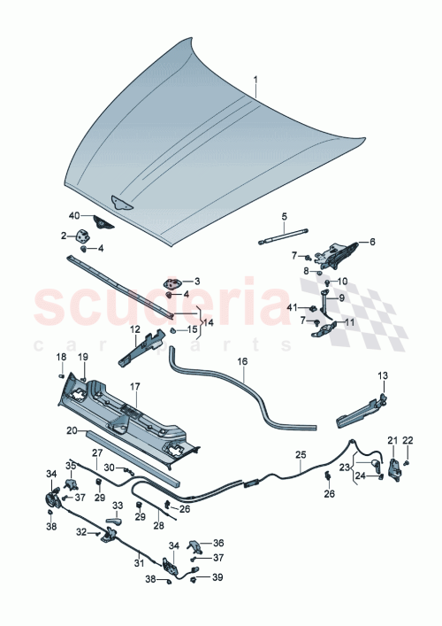 Part Diagram for Bentley 971823612