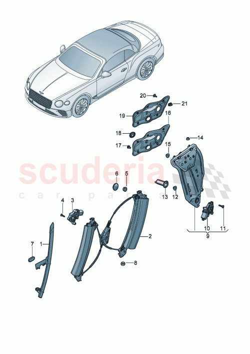 Part Diagram for Bentley N90347104