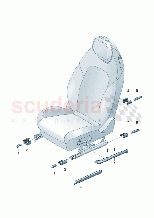Part Diagram for Bentley 4M0 881 457 B