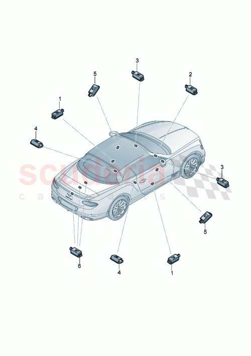Part Diagram for Bentley 36A919240C