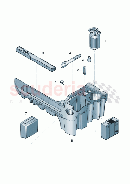 Part Diagram for Bentley 5N0012615H