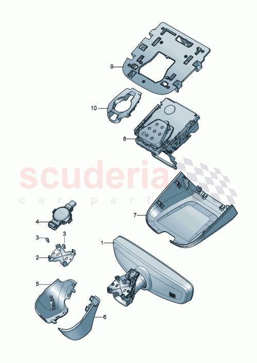 Part Diagram for Bentley 3SD858937