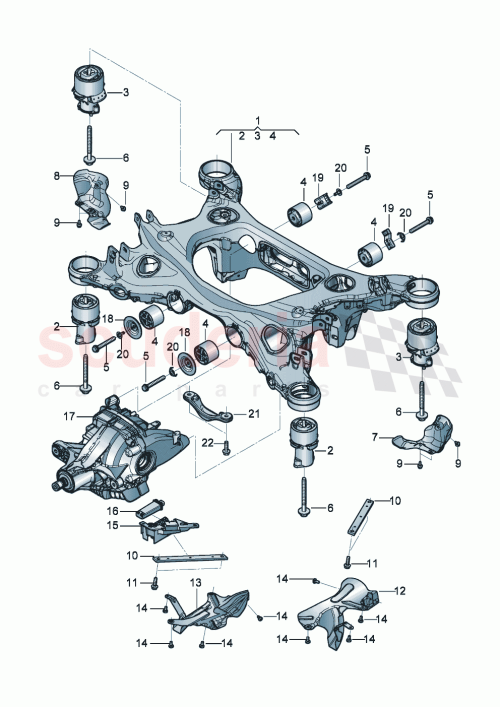 Part Diagram for Bentley 971501329