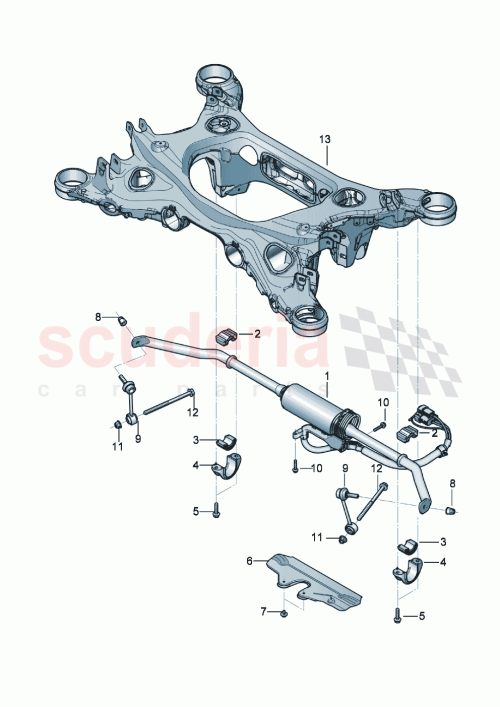 Part Diagram for Bentley 971616113A