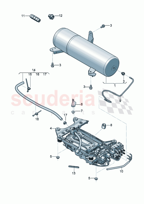 Part Diagram for Bentley 3SD616675B