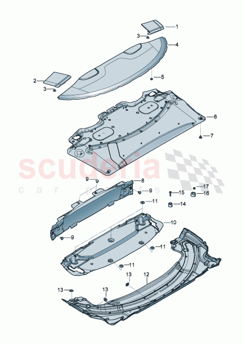 Part Diagram for Bentley 3SD 871 581 B