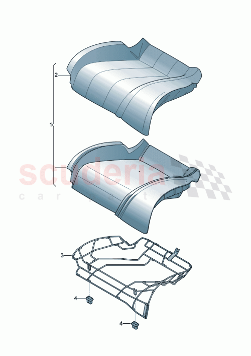 Part Diagram for Bentley 3SD885032A