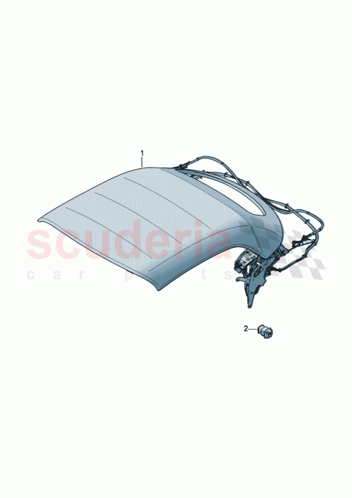 Part Diagram for Bentley 3SD 871 011 H