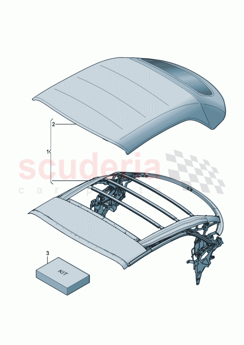 Part Diagram for Bentley 3SD898022