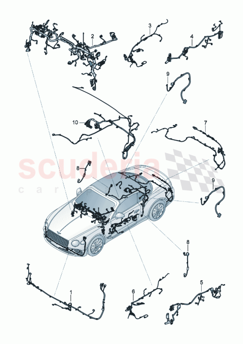 Part Diagram for Bentley 3SD971067