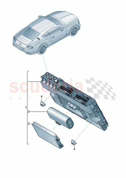 Part Diagram for Bentley 8WD907468E