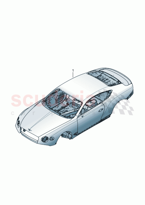 Part Diagram for Bentley 3SD 800 433 B