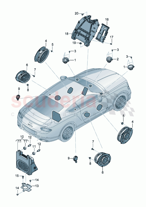 Part Diagram for Bentley N90952903